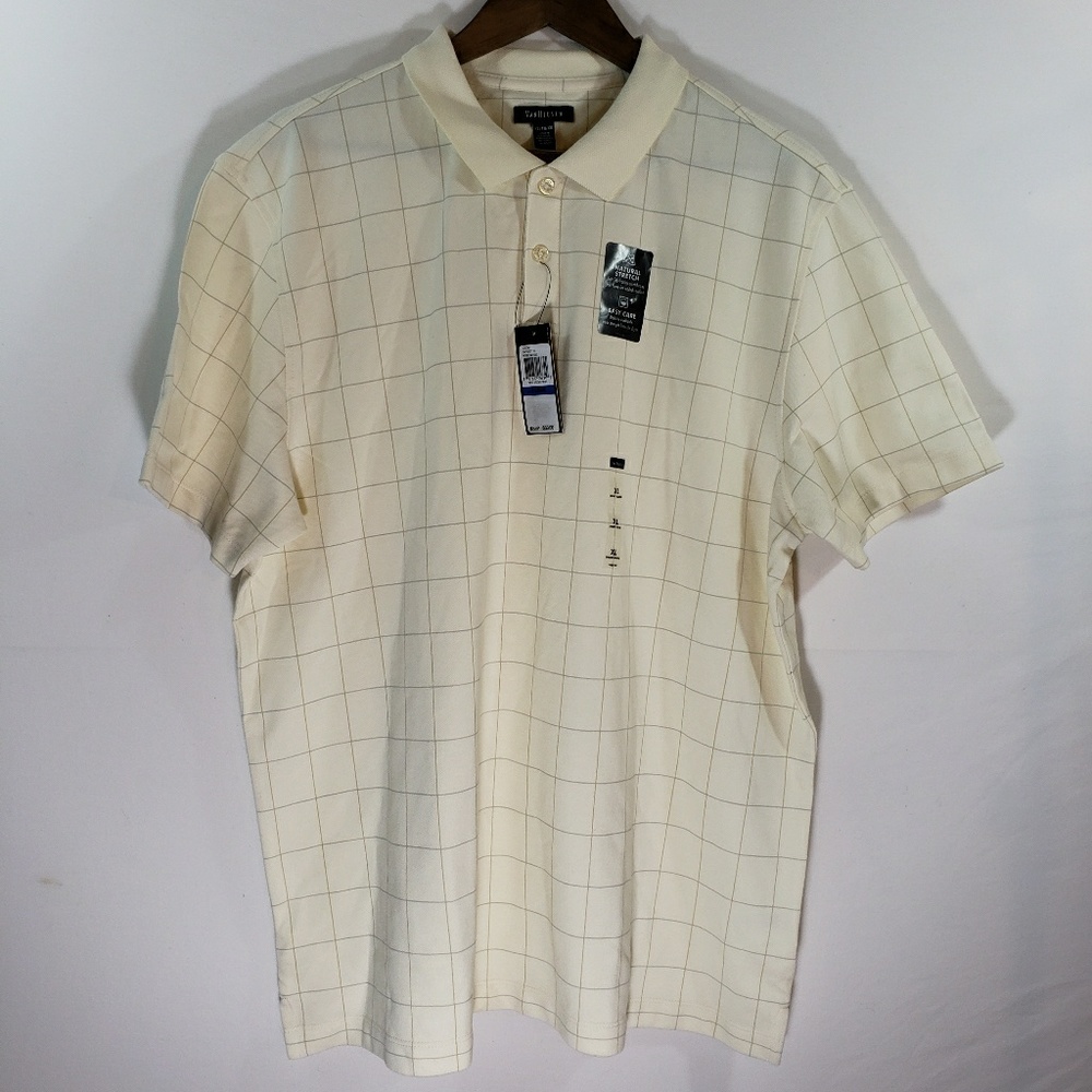 Van Heusen Checkered Short Sleeve Polo